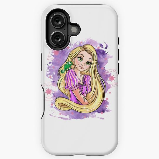 Princess Rapunzel with lanterns iPhone Case