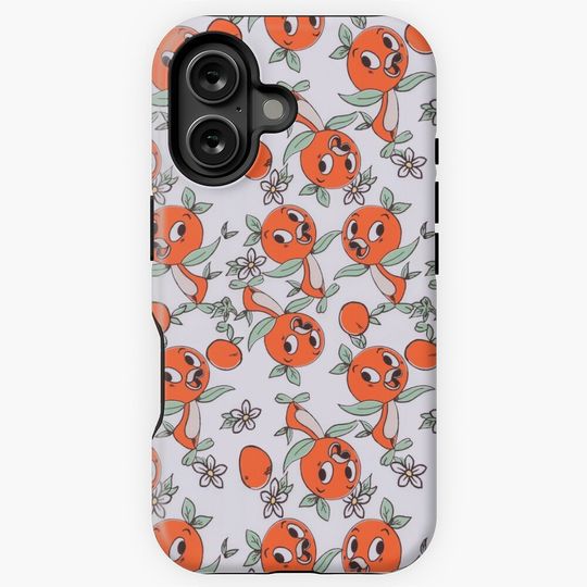 Little Orange Bird In the Sunshine Tree iPhone Case