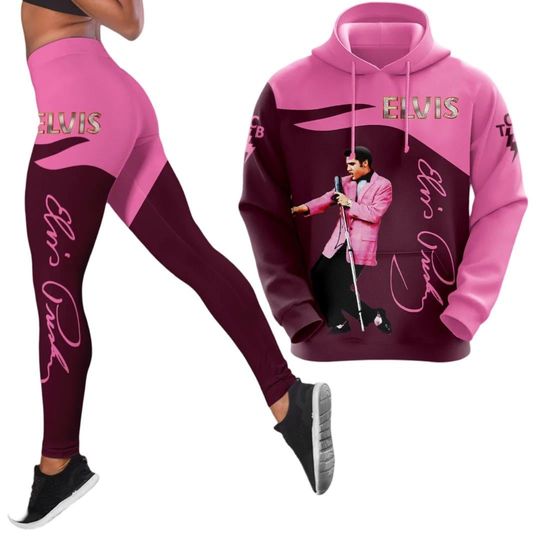 Elvis Presley 3D Hoodies, Elvis Presley Leggings, King Of Rock N Roll Aesthetic Hoodie, Retro Elvis Lover Hoodies, Elvis Lover Gift