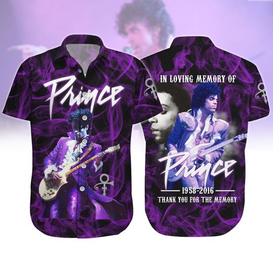 Pur Rain Button Shirt, 1958 2016 Shirt, Pur Rain Hawaiian Shirt, Music Tour Shirt, Music Concert Shirt, Gift For Women And Men