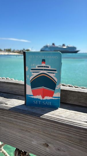 Disney Cruise Passport Cover for Disney Cruise Vacation Disney Family Vacation Gift Family Cruise Gift Disney Travel Accessory Gift for Her