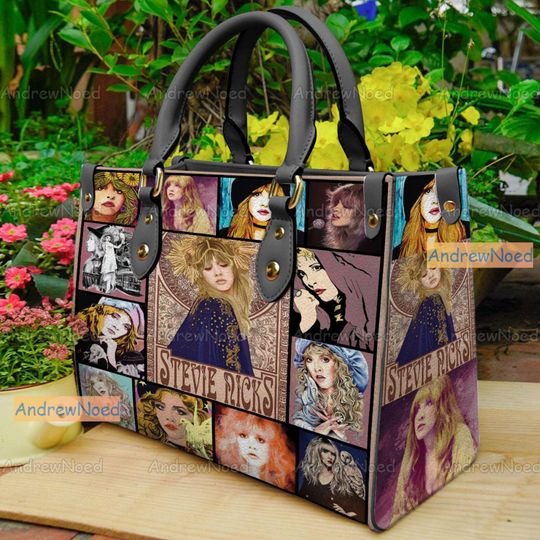 Stevie Nicks Leather Handbag, Stevie Nicks Woman Handbag, Shoulder Bag, Vintage Crossbody Bag, Top Handle Bag