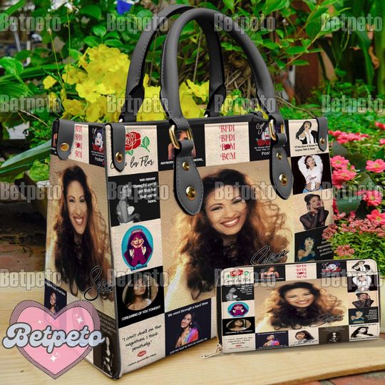 Selena Quintanilla Christmas Leather Handbag, Selena Quintanilla Shoulder Bag, Crossbody Bag, Top Handle Bag, No Wallet