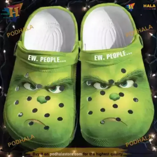 Ew People funny character Christmas Shoes, Funny Xmas Gifts for Men Women