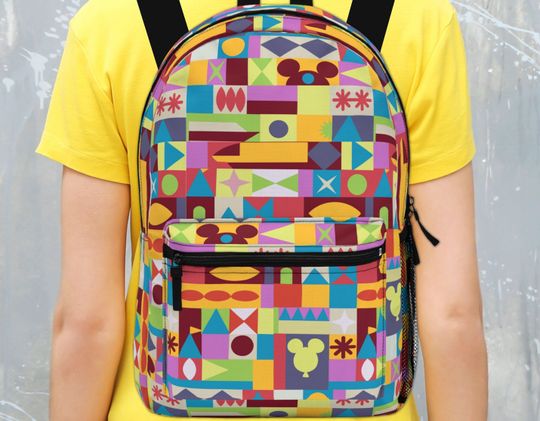 Magical Popcorn Box Backpack, Theme Park Backpack, Theme Park Back, Mouse School Backpack