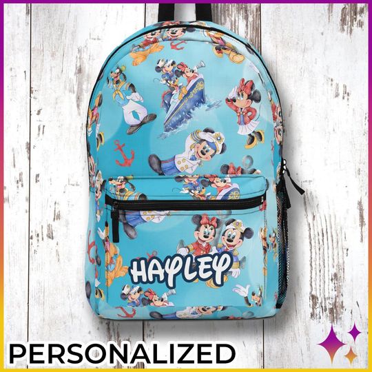 Personalized Disney Cruise Backpack | Disney Cruise Line Gear | Disney Cruise Custom Personalized Bag | Disney Cruise Gift
