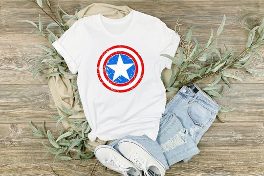 Cool Captain America Shield T-Shirt, Marvel Captain America Shield Design Shirt, Avengers T-Shirt, Marvel Universe T, Man Shirt, Woman Shirt