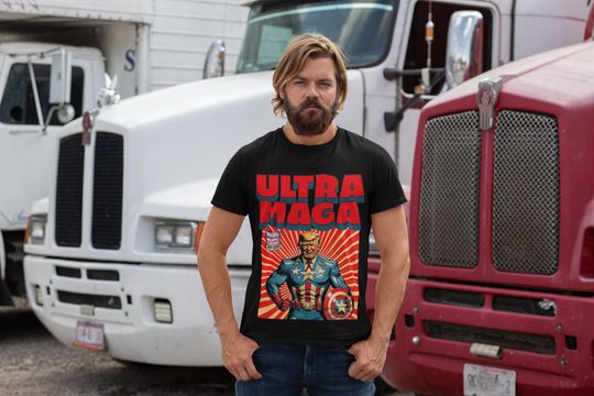 Donald Trump 2024 Shirt, Funny Trump Shirt, Ultra MAGA Shirt, Captain America Shirt, Campaign 2024, Patriotic, Make America Great Again
