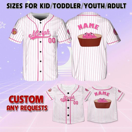 Treasure Planet Morph Baseball Jersey, Morph Matching Family Jersey, Treasure Planet Character Jersey, Treasure Planet Movie Jersey