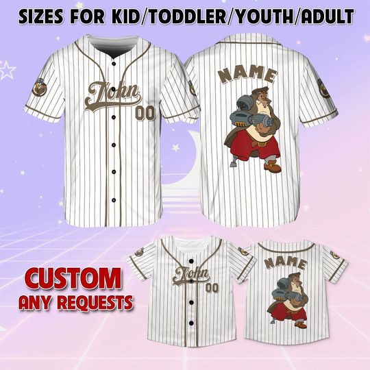 Treasure Planet John Baseball Jersey, John Matching Family Jersey, Treasure Planet Character Jersey, Treasure Planet Movie Jersey