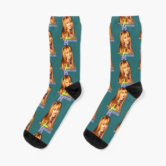 Discover hannah montana Dropping Like Flies Socks