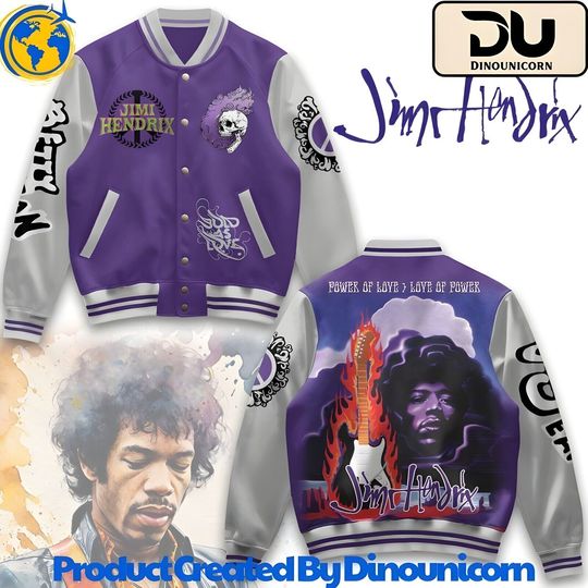 Jimi Hendrix Baseball Jacket