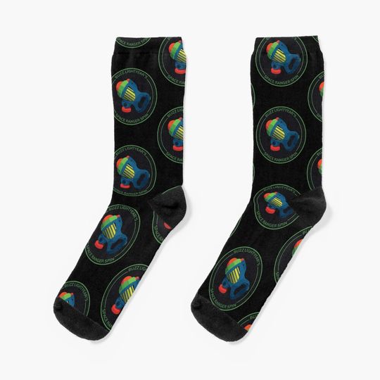 Buzz Lightyear Ride Design Socks
