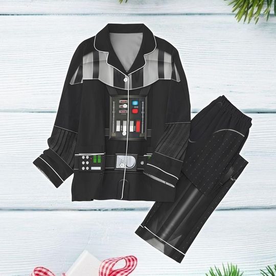 Darth Vader Cosplay Pajamas, Darth Vader Costume Pajamas, Star Wars Characters Pajamas, Disneyland Movie Shirt, Christmas Pajamas