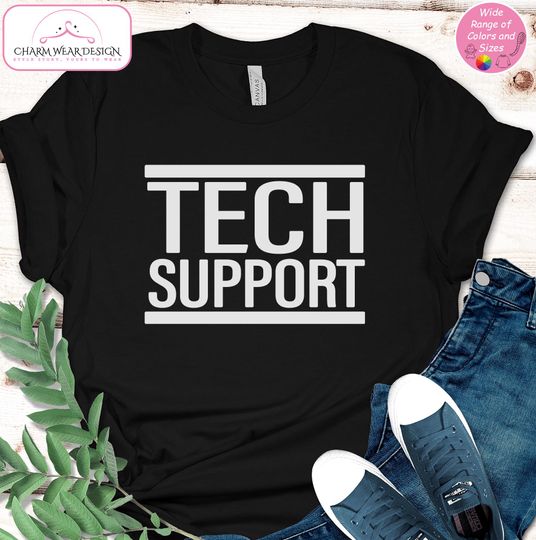 Tech Support Shirt  IT Support T-Shirt  Elon Musk Tech   Computer Nerd Tee  Geek IT Help Desk Shirt  Programmer Engineer T-Shirt