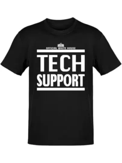 Discover Smartprints White House Tech Support Elon Musk's Doge Initiative Men's T-shirt