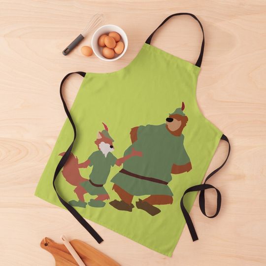 Robin Hood and Little John Apron