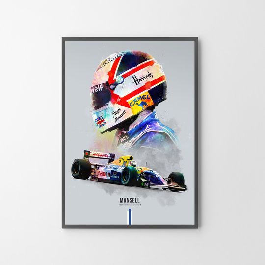 Nigel Mansell Poster