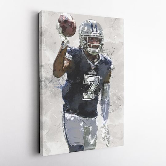 Trevon Diggs Poster, Dallas Cowboys - UNFramed Poster, Kids Decor, Man Cave Gift, Wall Art Decor