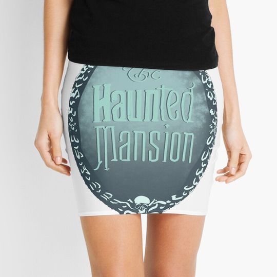 haunted mansion mirror Mini Skirt