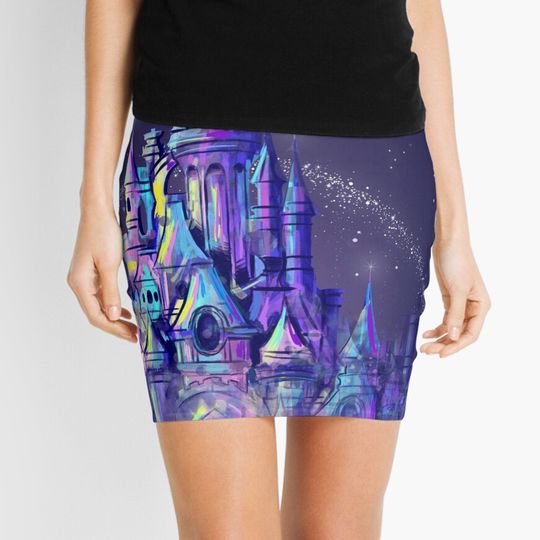 Magic Princess Fairytale Castle Kingdom Mini Skirt