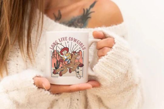 Long Live Cowgirls, Toy Story Mug, disney gifts, disney mug, mugs for gift, birthday gift for her, mugs for men, gifts for Disney lover