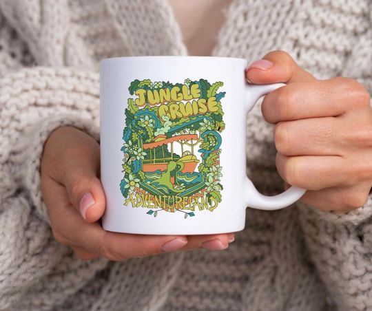 Jungle Cruise Mug, Magic Kingdom Mug, disney gifts, disney mug, mugs for gift, birthday gift for her, mugs for men, gifts for Disney lover