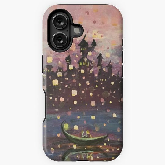 Tangled Lantern Painting iPhone Case