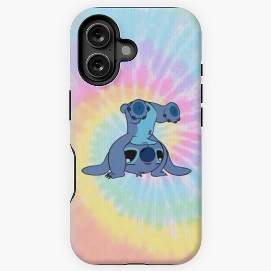 Tie-dye Stitch iPhone Case