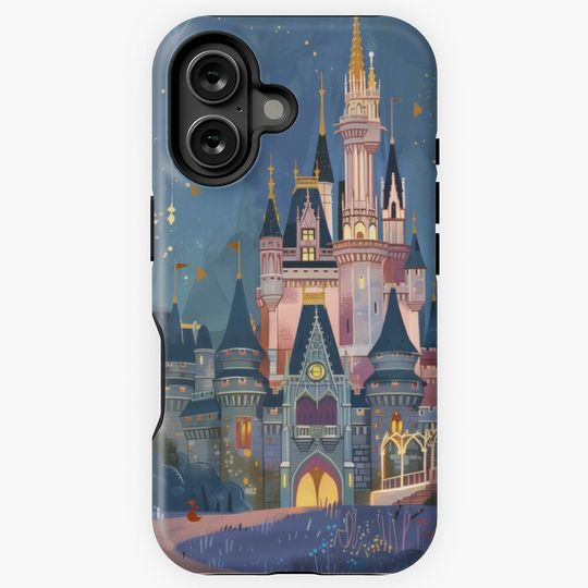 Castle Illustration iPhone Case