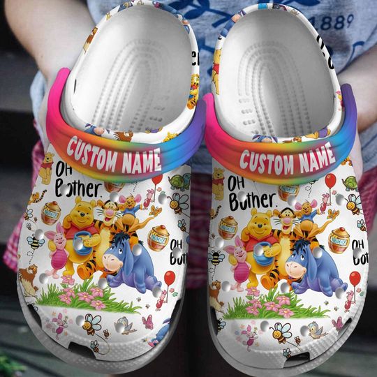 Custom Winnie The Pooh Shoes, Pooh And Friends Shoes, Pooh Bear Shoes, Disneyland Shoes, Magic Kingdom Merch, Birthday Gift