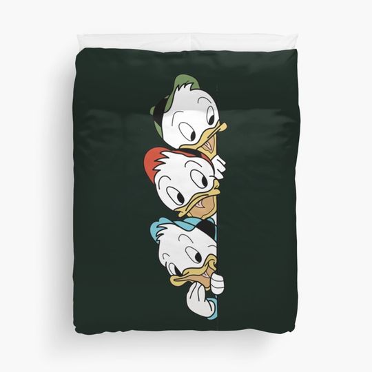 Riri, Fifi et Loulou curieux  classique Duvet Cover