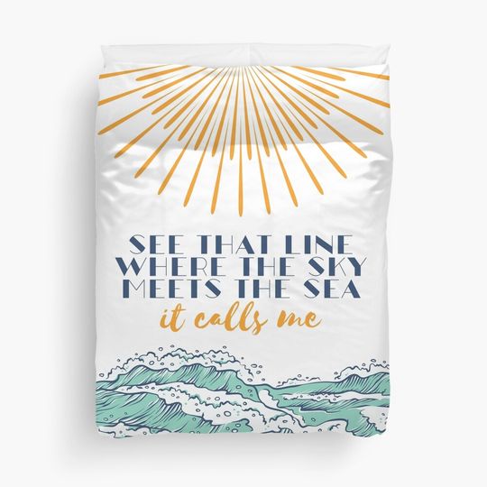 Sky & Sea Duvet Cover