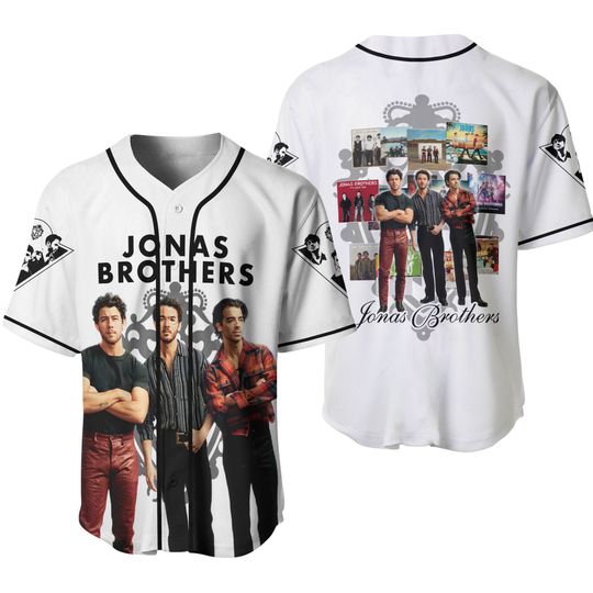 Jonas Brother Baseball Jersey, Joe Jonas Jersey Shirt, Jonas Brother Jersey, Joe Jonas Shirt