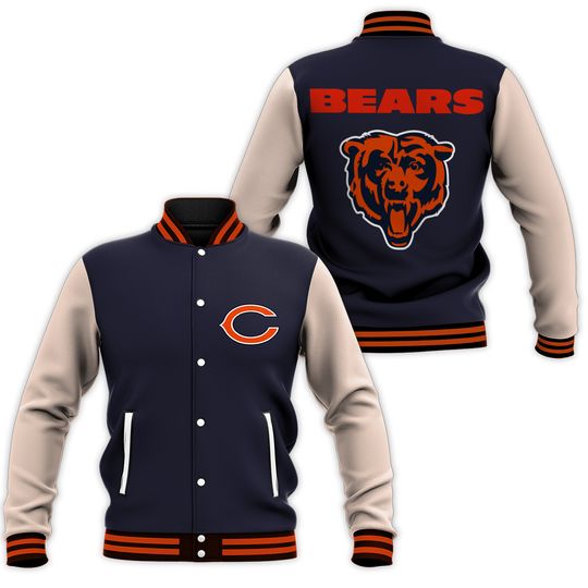 football Chicago Bears VBaseball Jacket