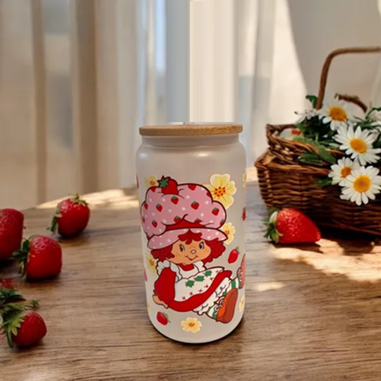 Strawbery Doll  Frosted Tumblers