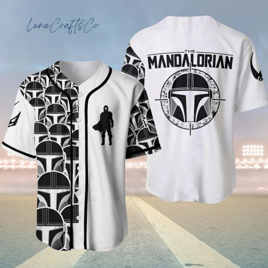 Darth Vader Jersey, Mandalorian Jersey Shirt, Star Wars Galaxy Jersey, Star Wars Baseball Shirt, Disneyland Star Wars Football Jersey