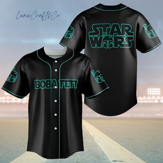 Disney Star Wars Football Jersey Shirt, Boba Fett Baseball Jersey, Vintage Darth Vader Jersey, Disney Jersey Men, Galaxys Edge Jersey