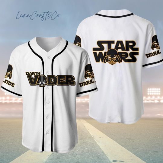 Darth Vader Baseball Jersey, Mandalorian Football Jersey Shirt, Star Wars Galaxy Jersey, Disneyland Star Wars Jersey, Starwars Jersey