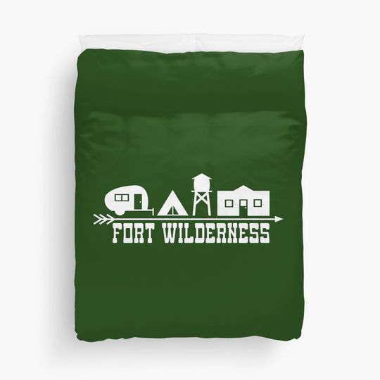 Fort Wilderness Duvet Cover