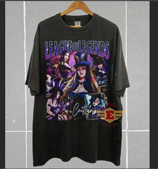 Caitlyn T-Shirt, LOL Shirt, League of Legends Caitlyn shirt, Arcane Caitlyn Shirt, Game shirt