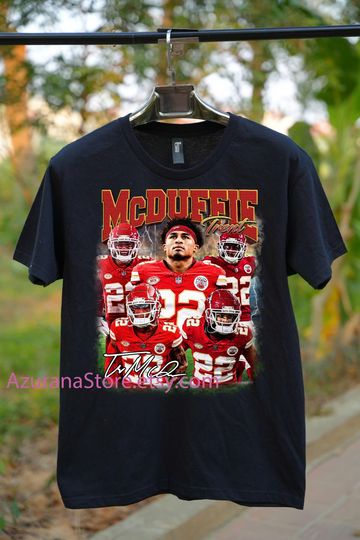 Trent McDuffie Shirt Vintage 90s #22/Cornerback Homage Classic Graphic Tee Bootleg Bestseller Unisex Sport Gift