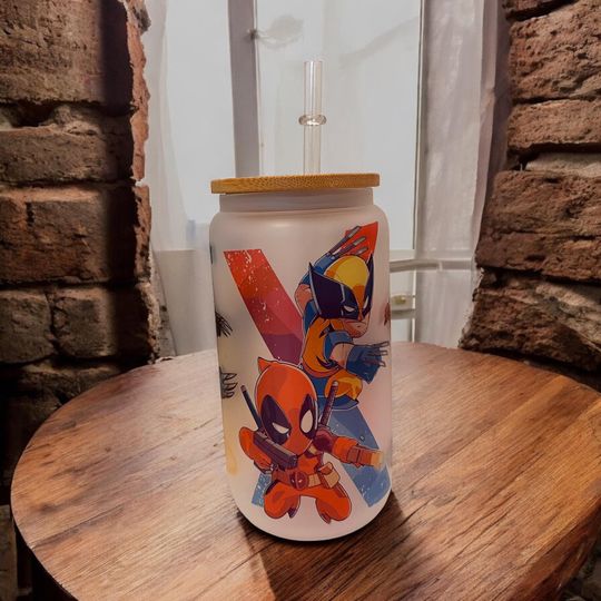 Deadpool and Wolverine Frosted Tumblers