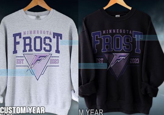 Vintage Minnesota Frost Sweatshirt, Vintage Frost shirt, Minnesota Hockey Women Sweater,  Hockey Women Sweatshirt,  Frost Sweatshirt