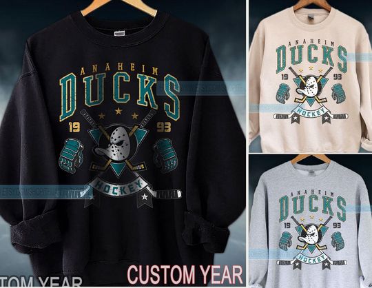 Anaheim Ducks Sweatshirt | Anaheim Ducks Merch | Vintage Anaheim Hockey shirt | Personalized Anaheim hockey tee | Hockey Gift