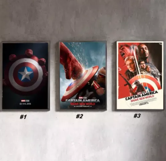 Captain America Brave New World (2025) Movie Poster