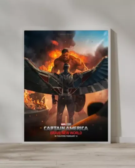 Captain America Brave New World 2025 Poster