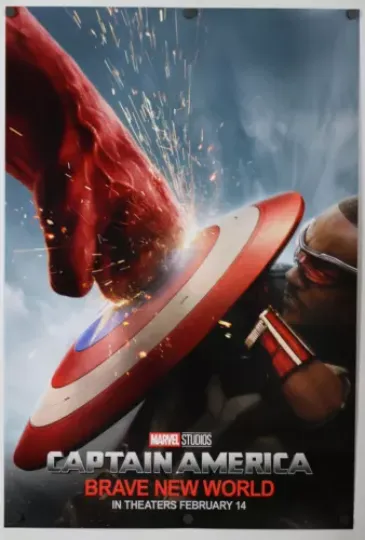 Captain America Brave New World original DS movie poster