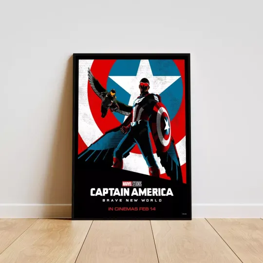 Captain America Brave New World 2025 movie POSTER
