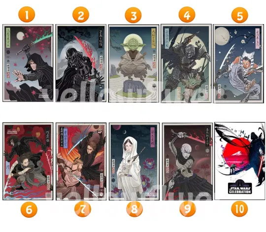 Star Wars Celebration Japan 2025 Arts Poster, No Framed